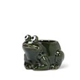thumbnail image 3 of Abbott Collection AB-27-CRITTER-543 4.5 in. Crouched Frog Planter, Dark Green - Small, 3 of 3