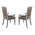 thumbnail image 2 of Topline Home Furnishings Pearl Leather Arm Chairs, 2 of 5