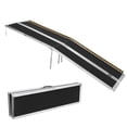 thumbnail image 1 of BeesClover Portable Wheelchair Ramp, Non-Slip Aluminum Handicap Ramps for Steps, 600 Lbs Capacity Foldable Threshold Wheelchair Ramps, 1 of 7