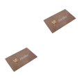 thumbnail image 4 of Baohd Durable And Long-lasting Entrance Mats Non- for Slip For All Seasons For Indoor And Outdoor Polyester Non-Slide Door Mat bird coffee base 2Set, 4 of 6