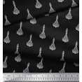 thumbnail image 3 of Soimoi Rayon Fabric Leaves & Floral Block Decor Fabric Printed Yard 42 Inch Wide, 3 of 3