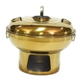 thumbnail image 4 of Stainless Steel Hot Pot Single Person Small Hotpot Small Hot Pot for Camping Aureate 20cm, 4 of 8