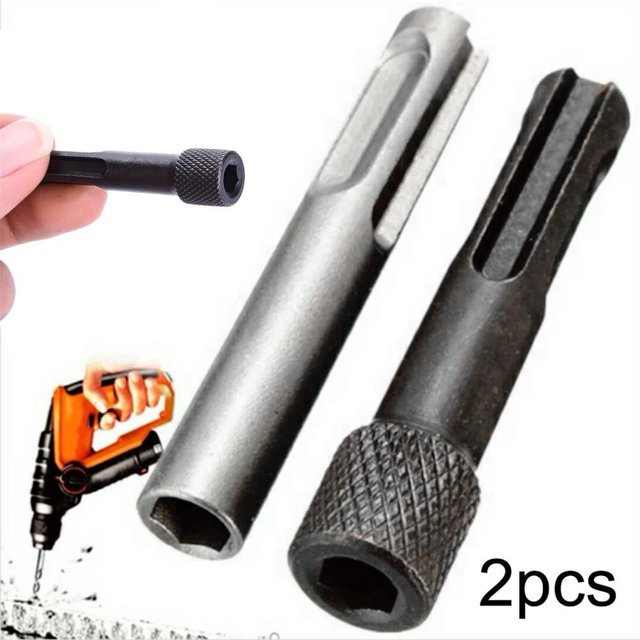 Sds Hex Shank Screwdriver Holder Drill Bit Adaptor Magnetic Converter 1/4 Inch