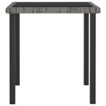thumbnail image 2 of vidaXL Garden Dining Table Grey 70x70x73 cm Poly Rattan, 2 of 4