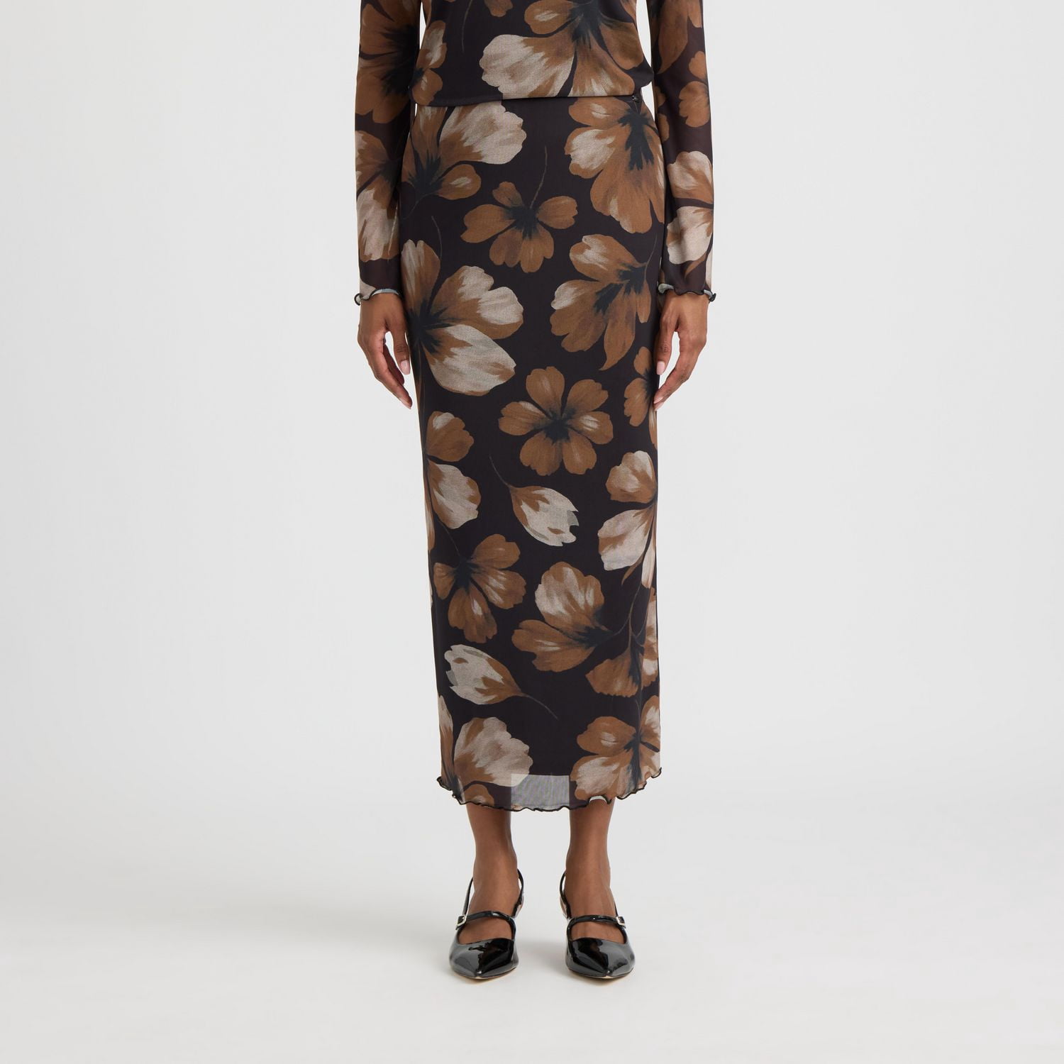 Jupe en maille imprimée pour femme Mexx