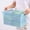 Sky Blue#1468, variant on Clearance! Plastic Laundry Basket,With Silvery Handle,Collection And Transport Clothing Board Laundry Basket,Suitable For Families And Dorms,Can Also Organize Toys Online Shopping Clearance Item #05