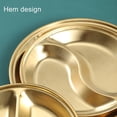 thumbnail image 4 of Wolfast Stainless Steel Bowls for Mixing Divided Snack Barbecue Dipping Dish Stainless Dishes Stainless Steel Dish Stainless Steel Dish Soy Dish Dipping Bowls Dish Stackable Storage, 4 of 9