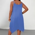 thumbnail image 4 of Ounisa Robe Camisole Midi Fluide Sans Manches à Encolure Dégagée et Ourlet Asymétrique pour Femme Grande Taille, 4 of 8