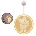 thumbnail image 3 of 3D Hanging Light LED String Lamp Lighting Decoration Christmas Light for Home Bedroom Room Merry Christmas 2, 3 of 10