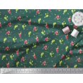thumbnail image 2 of Soimoi Modal Satin Fabric Straw & Juice Beverages Print Sewing Fabric Yard 42 Inch Wide, 2 of 3