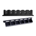thumbnail image 4 of 6 Fentes Support de Canne à Pêche Support de Montage Vertical Support Vertical pour Porte de Garage Noir, 4 of 8