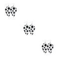 thumbnail image 3 of QualitChoice Leopard Print Earrings Body Decoration Water Drop Ear Dangles Birthday Gift Type 7 3Set, 3 of 6