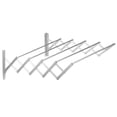thumbnail image 3 of Wall Mounted Clothes Drying Rack, Extendable Stainless Steel Towel Rack, Retractable Laundry Drying Rack, Wall Mounted Clothes Airer for Bathroom Kitchen Home Balcony, 3 of 6