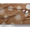 thumbnail image 3 of Soimoi Poly Georgette Fabric Mandala Ethnic Decor Fabric Printed Yard 42 Inch Wide, 3 of 3