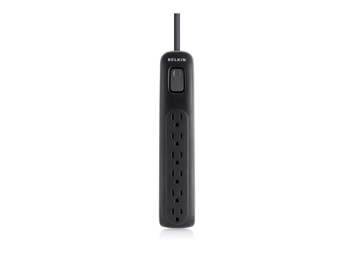 Belkin Essential Surge Protector - Surge protector - 1.875 kW - output connectors: 6