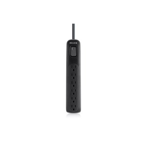 Belkin Essential Surge Protector - Surge protector - 1.875 kW - output connectors: 6