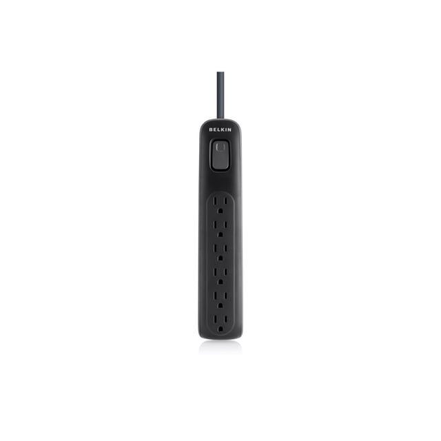 Belkin Essential Surge Protector - Surge protector - 1.875 kW - output connectors: 6