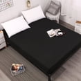 thumbnail image 1 of Bed Mat Cover Waterproof Mattress Protector- Breathable Super Soft & Noiseless Cotton Fabric Matress Protection Fitted Cover, 1 of 7