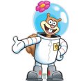 thumbnail image 1 of Cardboard People Sandy Cheeks Life Size Cardboard Cutout Standup - Spongebob Squarepants (TV Series), 1 of 5