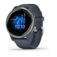 thumbnail image 1 of Remis à Neuf (Bon) Garmin Venu Montre Intelligente GPS + Cellulaire - Bleu Granit avec Quincaillerie Argent, 1 of 2