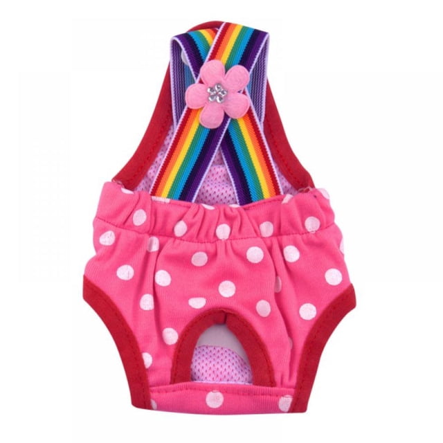 Shorts Physiologiques pour Chien Chat sous-Vêtements pour Chiot Couches Design à Bande Resserrée Culottes Sanitaires pour Chiot Chaton