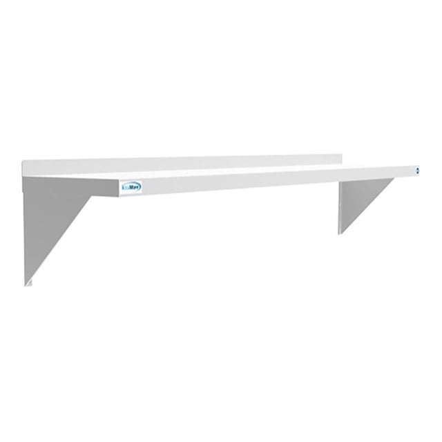 Koolmore Tablette Murale en Acier Inoxydable 12x60 Homologuée NSF pour Cuisine, Argent