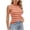 Rouge, variante sur Ymauqau Débardeurs en Tricot pour Femmes Col Ras du Cou Rayés Ajustés Sans Manches T-Shirts Chandails Moulants Gilets Doux Décontractés Camis Blouses