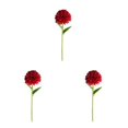 thumbnail image 3 of Baohd 1/2/3/5 10pack/lot Realistic Appearance Artificial Flower For Party Decor And Home Decor Red 3PCS, 3 of 6