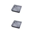 thumbnail image 3 of QualitChoice Home Hotel Felt Keys Tapes Phone Watch Storage Box Living Room Drawer Pens Remotes Jewellery Organizer Container Dark Grey Light Grey 2PCS, 3 of 6