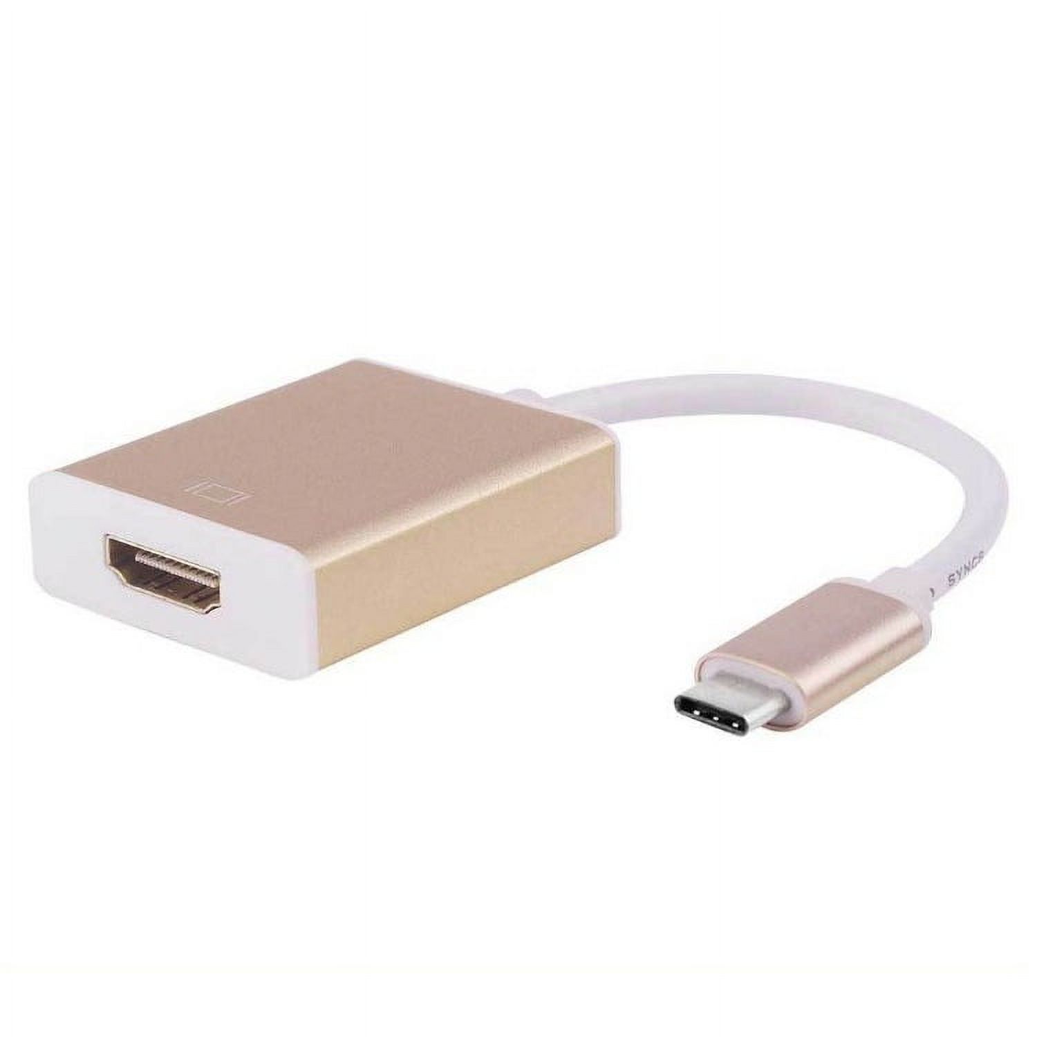 Câble Adaptateur USB 3.1 Type-C vers HDMI pour MacBook vers HDMI, conversion Vidéo HD 2K