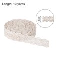 thumbnail image 2 of Unique Bargains Lace Trim Ribbon 10 Yards 0.59 Inch Cotton Elastic Trim for Craft,Gift Wrappers,Headbands,Beige Style 21, 2 of 5