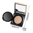 thumbnail image 3 of FcBaudy Concealer, Cover Perfection Tip Concealer, Multi-Use Concealer, MZV Gold Plated Cushion Cream Brightens, Isolates Concealer And Keeps Makeup On makeup on, 3 of 3