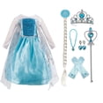thumbnail image 1 of KAWELL Princess Robe Déguisement d'Halloween pour Fille à Manches Longues, Enfant 2T, 1 of 5