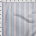 thumbnail image 2 of oneOone Tissu Popeline de Coton Multicolore à Rayures BTY 56 Pouces de Large, 2 of 3