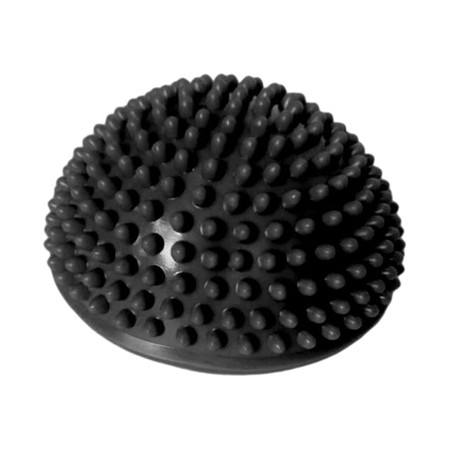 tredstone Half Round Massage Ball Effective Massage Tool Made With PVC Durable And Practical Balance Pod black 1Set