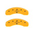 thumbnail image 4 of MGP Caliper Covers 10202SMB2YL Engraved 2015 Mustang Front & 2015 Bar Pony Rear Caliper Cover, Yellow Powder Coat, Black Characters - Set of 4, 4 of 4