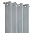 thumbnail image 4 of Loft Living Banan Sheer Grommet Single Curtain Panel 52 x 108 in Light Grey, 4 of 6