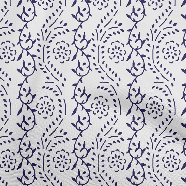 oneOone Rayon Purple Fabric Block Craft Projects Decor Fabric Printed By The Yard 56 Inch Wide-MW
