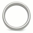 thumbnail image 2 of Edward Mirell Titane & Argent Sterling Bande Brossée 9mm Taille 8, 2 of 4