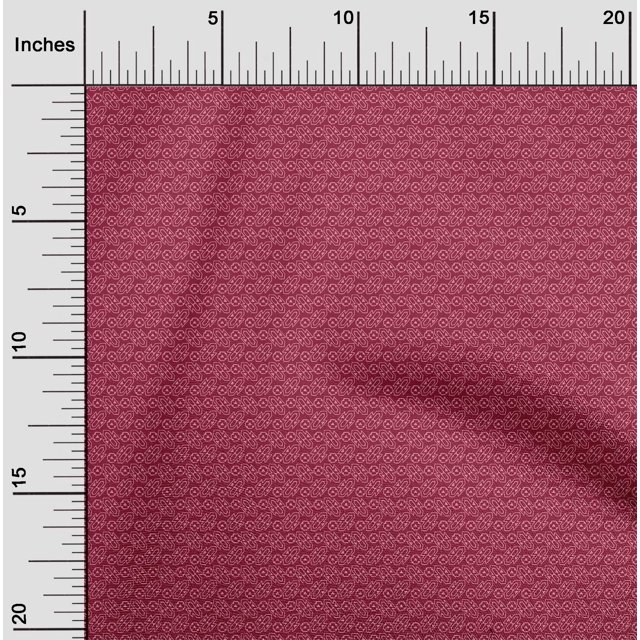 oneOone Silk Tabby Fabric Geometric Block Decor Fabric Printed BTY 42 Inch Wide