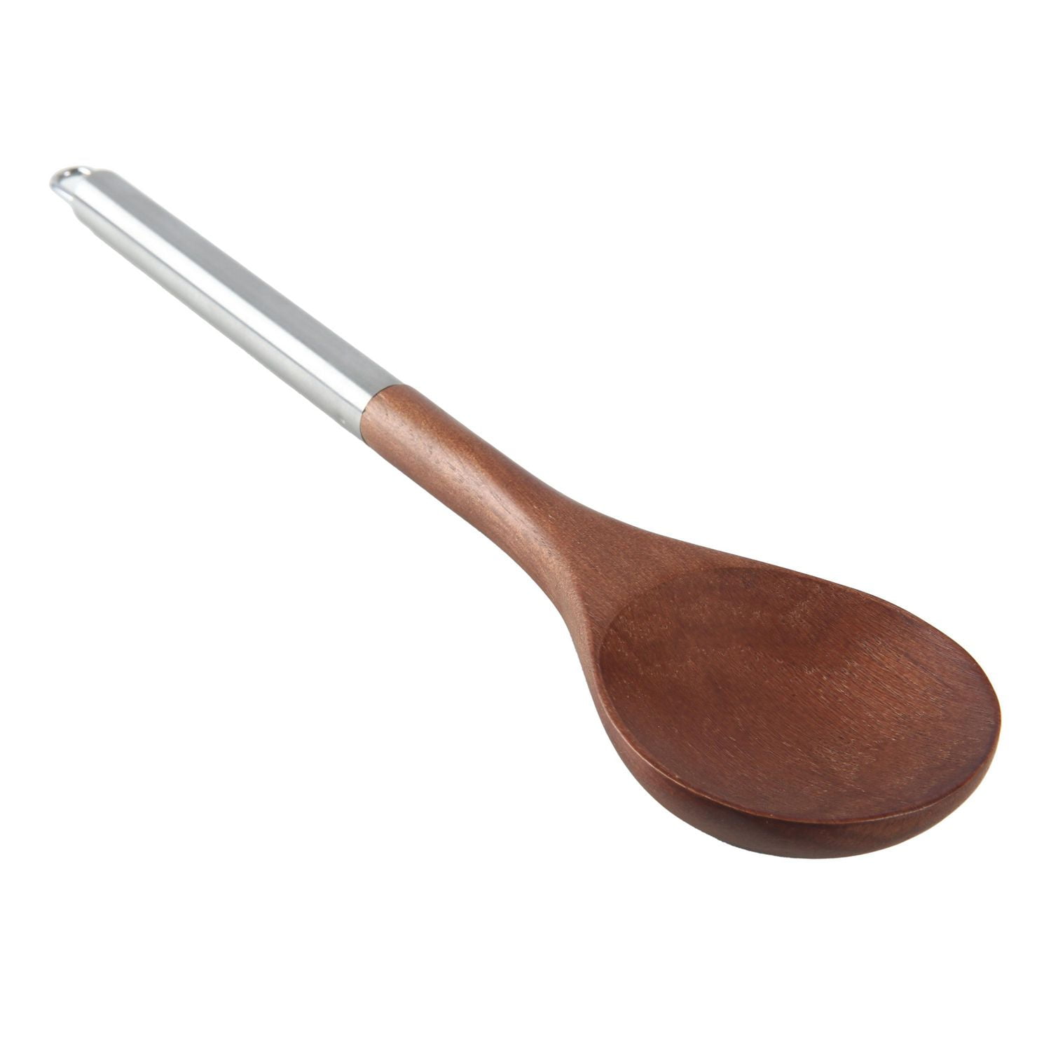 Mainstays Acacia Wood and Stainless Steel Solid Spoon