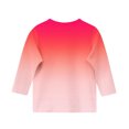 thumbnail image 4 of 2025 T-Shirts Décontractés pour Filles à Manches 3/4 Col Rond Hauts d'Été T-Shirts Unis Blouses d'Automne Chandails à Enfiler Hauts Rose, 4 of 6
