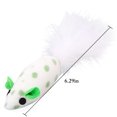 thumbnail image 2 of 2PCS Cat Toy Mice Cute Dot Feather Mouse Toy Cat Chew Toy Cat Interactive Toy, 2 of 10