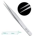 thumbnail image 1 of 1pc Precision Stainless Steel Anti-static Tweezers Electronic Phone Repair Tool, 1 of 7