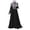 Noir, variante sur Catégorie de Produits Robe Décontractée pour Femmes / Kaftan Abaya Arabe Robe en Dentelle pour Femmes Plateforme Mélange Titre Compétitif