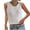 White, variant on Yuyuzo Cropped Sweaters Vest for Women Crochet Sleeveless Shirts Lightweight Crewneck Pullover Knit Tops