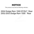 thumbnail image 2 of CMX Rear Ceramic Disc Brake Pads CMX-D898 for Car Dodge Ram 1500, 2 of 9