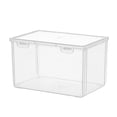 thumbnail image 2 of 2PC Kids Snack Boxes For School Multifunctional Household Large Bread Box For Kitchen Countertops Airtight Bread Containers For Homemade Bread And Bread Plastic Bread Handler 8.38x5.78x5 Clear, 2 of 8