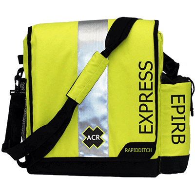 ACR Electronics Survival Kit 2279 RapidDitch Express; RapidDitch Express Buoyant Abandon Ship Gear Bag w/Bulkhead Mount.