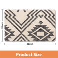 thumbnail image 5 of Elevate Your Bath Experience with our 20x32in Non-Slip Tribal Style Bath Rug Runner - Soft Luxury Microfiber Bathroom Rugs, Machine-Washable. Ideal for Tub and Shower!, 5 of 5